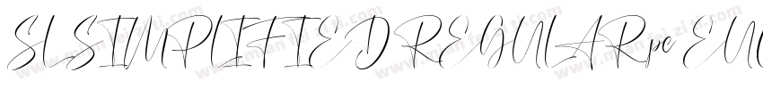 SL SIMPLIFIED REGULAR pc EUC字体转换